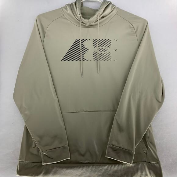 Under Armour Other - Under Armour Men's Loose Fit Beige Graphic Pullover Hoodie Size 3XL